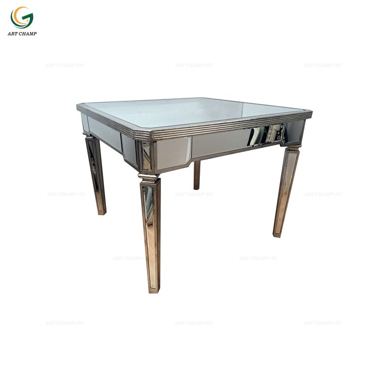 Glass Top Coffee Table Design Antique, Venetian Mirrored Coffee Table Uk